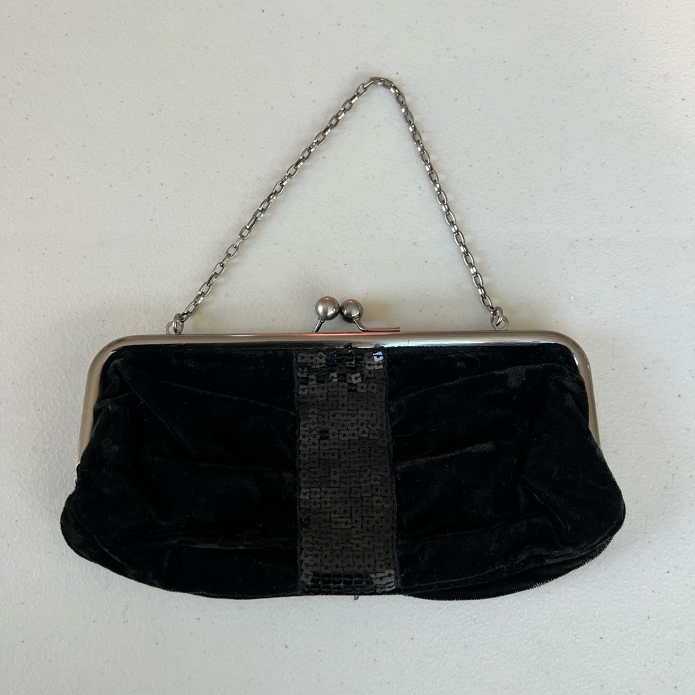 Ann Taylor Loft Velvet wristlet